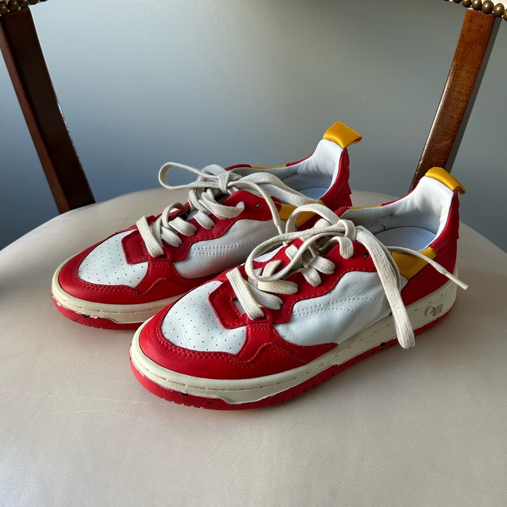 Oncept red and yellow sneakers